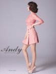 画像34: 【Andy ANDY Fashion Press 09 COLLECTION 05】フラワーレース/ ゴールドボタンデザイン/ 七分袖/ 長袖/ 袖あり/ プリーツ/ ミニドレス/ キャバドレス[OF05] (34)