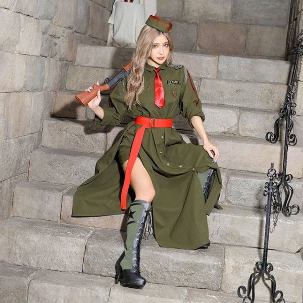 画像5: 【ハロウィン/小物】コスプレ用レースアップブーツ【3サイズ/1カラー】[OF01] (5)