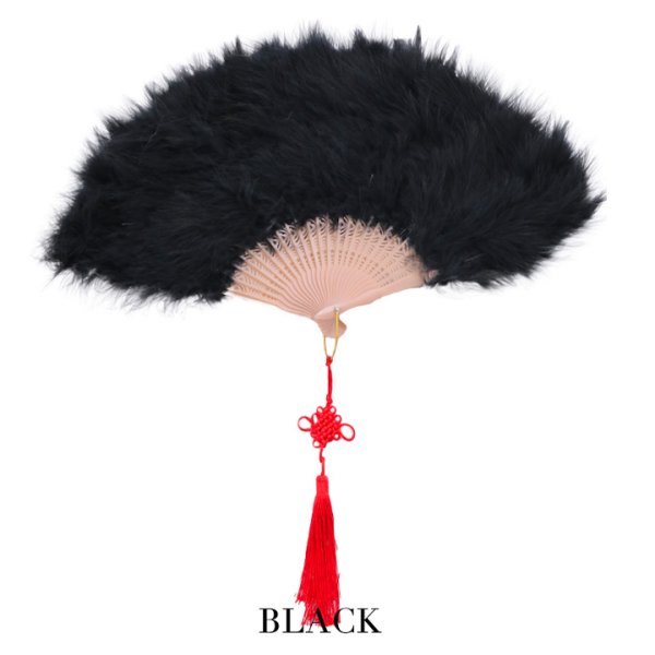 画像4: 【即日発送】【ハロウィンコスプレ小物】ファー扇子【sugarnine】【Fサイズ/8カラー】[HC03] (4)