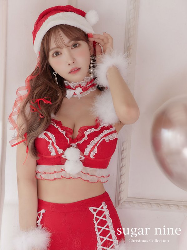 画像4: 【即日発送】【Malymoon x sugar コラボ】セットアップバニーサンタ【sugar nine サンタコス 8点セット】【S-Lサイズ/2カラー】[YMT] (4)