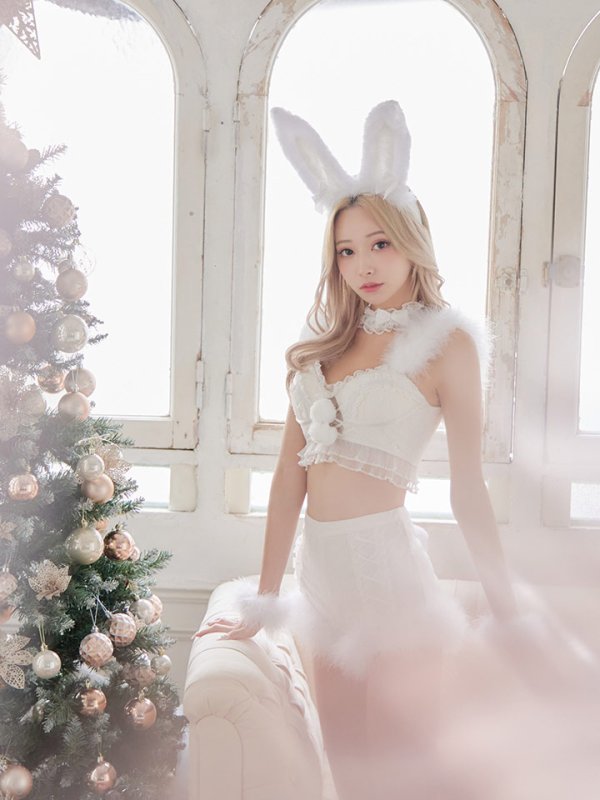 画像8: 【ノベルティ対象】【即日発送】セットアップバニーサンタ【sugar nine サンタコス 8点セット】【S-Lサイズ/2カラー】[YMT] (8)