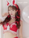 画像2: 【即日発送】【Malymoon x sugar コラボ】セットアップバニーサンタ【sugar nine サンタコス 8点セット】【S-Lサイズ/2カラー】[YMT] (2)
