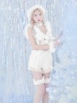 画像20: 【訳あり商品】※※付属品なし※※【sugar nine×マリームーンコラボ】【S-Mサイズ/3カラー】セットアップレースサンタコスプレ[OF03]BBB-SM093YN (20)
