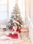 画像7: 【即日発送】【sugar nine サンタコス 5点セット】【S-XLサイズ/1カラー】リボンモチーフパールショルダーフレアサンタ[YMT] (7)
