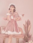 画像32: 【即日発送】【サンタコス 5点セット】【S-XLサイズ/3カラー】ポンチョ付きフレアサンタコスプレ[YMT] (32)