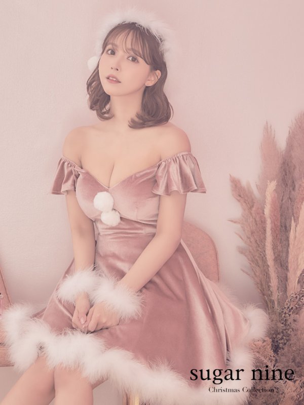 画像6: 【ノベルティ対象】【即日発送】【sugar nine サンタコス 5点セット】【S-XLサイズ/3カラー】ポンチョ付きフレアサンタコスプレ[YMT] (6)