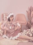 画像26: 【即日発送】【サンタコス 5点セット】【S-XLサイズ/3カラー】ポンチョ付きフレアサンタコスプレ[YMT] (26)