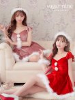画像19: 【即日発送】【sugar nine サンタコス 5点セット】【S-XLサイズ/3カラー】ポンチョ付きフレアサンタコスプレ[YMT] (19)