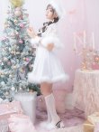 画像8: 【即日発送】【サンタコス 5点セット】【S-XLサイズ/3カラー】ポンチョ付きフレアサンタコスプレ[YMT] (8)