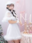 画像9: 【即日発送】【サンタコス 5点セット】【S-XLサイズ/3カラー】ポンチョ付きフレアサンタコスプレ[YMT] (9)