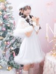 画像10: 【即日発送】【サンタコス 5点セット】【S-XLサイズ/3カラー】ポンチョ付きフレアサンタコスプレ[YMT] (10)