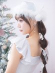 画像12: 【即日発送】【サンタコス 5点セット】【S-XLサイズ/3カラー】ポンチョ付きフレアサンタコスプレ[YMT] (12)