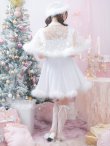 画像14: 【即日発送】【サンタコス 5点セット】【S-XLサイズ/3カラー】ポンチョ付きフレアサンタコスプレ[YMT] (14)