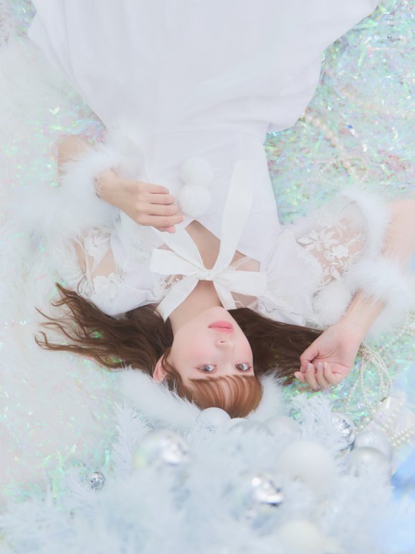 画像14: 【ノベルティ対象】【即日発送】【サンタコス 5点セット】【S-XLサイズ/3カラー】ポンチョ付きフレアサンタコスプレ[YMT] (14)