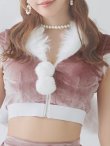 画像16: 【即日発送！】【XS-XLサイズ/3カラー】ベロアフードバニーセットアップサンタコスプレ[YMT] (16)