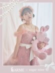 画像1: SALE!ファーショルダー/ スパンコール刺繍フレアサンタ【sugar nine サンタコス 5点セット】【S-XLサイズ/2カラー】[YMT] (1)