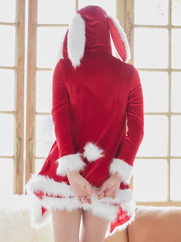 画像17: SALE!フードバニーセクシーセットアップサンタ【sugar nine サンタコス 7点セット】【S-Mサイズ/2カラー】[OF04] (17)