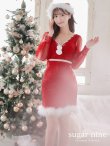 画像3: SALE!総レースチュールロングスリーブサンタ【sugar nine サンタコス 3点セット】【S-Lサイズ/1カラー】[YMT] (3)