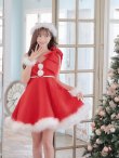 画像9: SALE!ワンショルBIGリボンフレアサンタ【sugar nine サンタコス 5点セット】【S-Lサイズ/1カラー】[YMT] (9)
