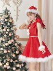 画像9: SALE!ワンショルBIGリボンフレアサンタ【sugar nine サンタコス 5点セット】【S〜Lサイズ/1カラー】[YMT] (9)