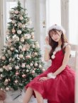 画像7: SALE!ケミカルレースチュールドレスワンピースフレアサンタ【sugar nine サンタコス 4点セット】【S-Lサイズ/1カラー】[YMT] (7)