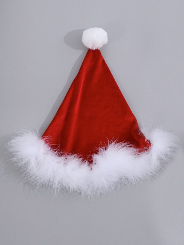 画像2: 【即日発送】ベロアサンタ帽子【sugar nine サンタコス】【1カラー】[OF03] (2)
