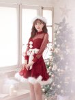 画像9: 【即日発送！】総レースチュールロングスリーブハイネックサンタ【sugar nine サンタコス 4点セット】【XS-XLサイズ/1カラー】[YMT] (9)