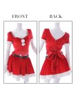 画像27: SALE!バックリボンセットアップミニ丈フレアサンタ【sugar nine サンタコス 6点セット】【XS-Mサイズ/1カラー】[YMT] (27)