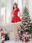 画像21: SALE!バックリボンセットアップミニ丈フレアサンタ【sugar nine サンタコス 6点セット】【XS-Mサイズ/1カラー】[YMT] (21)