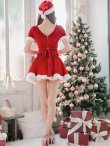 画像14: SALE!バックリボンセットアップミニ丈フレアサンタ【sugar nine サンタコス 6点セット】【XS-Mサイズ/1カラー】[YMT] (14)