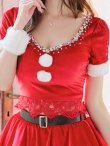 画像15: SALE!バックリボンセットアップミニ丈フレアサンタ【sugar nine サンタコス 6点セット】【XS-Mサイズ/1カラー】[YMT] (15)
