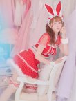 画像2: SALE!ドットチュール/ バニー/ セットアップサンタ（SS088YN-Socks）【sugar nine サンタコス 5点セット】【XS-Lサイズ/1カラー】[YMT] (2)