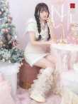 画像2: 【即日発送！】【サンタコス 5点セット】【XS-XLサイズ/2カラー】ツイードチェックバニーサンタコスプレ[YMT] (2)