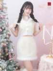 画像4: 【即日発送！】【サンタコス 5点セット】【XS-XLサイズ/2カラー】ツイードチェックバニーサンタコスプレ[YMT] (4)