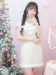 画像5: 【即日発送！】【サンタコス 5点セット】【XS-XLサイズ/2カラー】ツイードチェックバニーサンタコスプレ[YMT] (5)