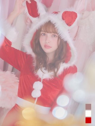 LIZ LISA - クリスマス さくりな sugar うさぎ サンタ コスプレ