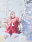画像26: SALE!【サンタコス 3点セット】【S-XLサイズ/1カラー】チュールスリーブレースリボンサンタコスプレ[YMT] (26)