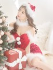画像16: SALE!【サンタコス 5点セット】【XS-Mサイズ/1カラー】リボンキャミソールタイトツイードサンタコスプレ[YMT] (16)