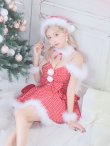画像13: SALE!【サンタコス 6点セット】【XS-Mサイズ/1カラー】リボンモチーフセットアップフレアサンタコスプレ】[YMT] (13)