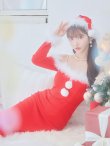 画像40: SALE!【サンタコス 3点セット】【S-Lサイズ/2カラー】ロングスカートサンタコスプレ[YMT] (40)