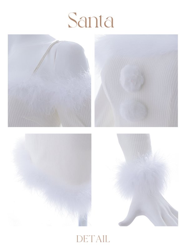 画像28: SALE!【サンタコス 3点セット】【S-Lサイズ/2カラー】ロングスカートサンタコスプレ[YMT] (28)