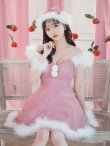 画像3: 【即日発送！】【サンタコス 4点セット】【S-Lサイズ/3カラー】フレアチュールサンタコスプレ[YMT] (3)
