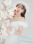 画像14: 【即日発送！】【サンタコス 4点セット】【S-Lサイズ/3カラー】フレアチュールサンタコスプレ[YMT] (14)