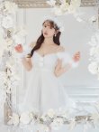画像16: 【即日発送！】【サンタコス 4点セット】【S-Lサイズ/3カラー】フレアチュールサンタコスプレ[YMT] (16)