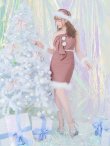 画像5: 【即日発送】【サンタコス4点セット】【S-Lサイズ/1カラー】ワンショルダーリボンサンタコスプレ[YMT] (5)