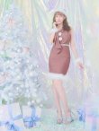 画像9: 【即日発送】【サンタコス4点セット】【S-Lサイズ/1カラー】ワンショルダーリボンサンタコスプレ[YMT] (9)