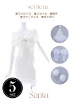画像46: 【即日発送！】【サンタコス 5点セット】【S-Lサイズ/2カラー】サテンリボンファーサンタコスプレ[YMT] (46)