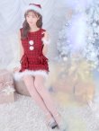 画像13: SALE!【サンタコス 4点セット】【S-Lサイズ/2カラー】サイドリボンツイードサンタコスプレ[YMT] (13)