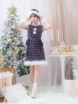 画像4: SALE!【サンタコス 4点セット】【S-Lサイズ/2カラー】サイドリボンツイードサンタコスプレ[YMT] (4)