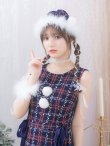 画像11: SALE!【サンタコス 4点セット】【S-Lサイズ/2カラー】サイドリボンツイードサンタコスプレ[YMT] (11)